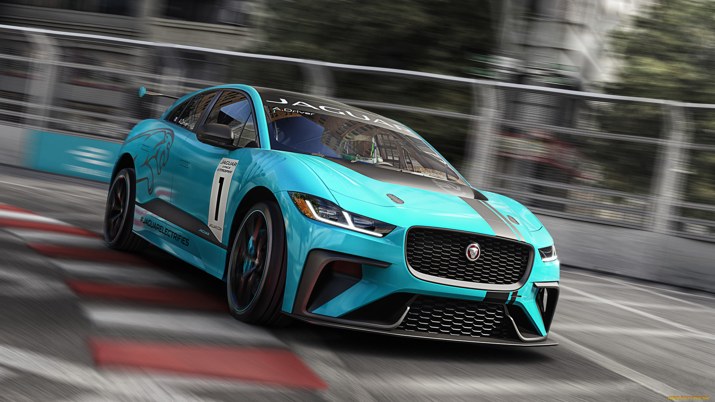 jaguar i pace etrophy racecar 2018, , jaguar, pace, i, 2018, racecar, etrophy